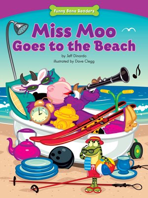 cover image of Miss Moo Goes to the Beach
